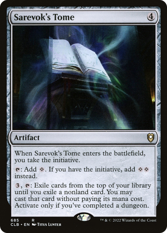 Sarevok's Tome [Commander Legends: Battle for Baldur's Gate]