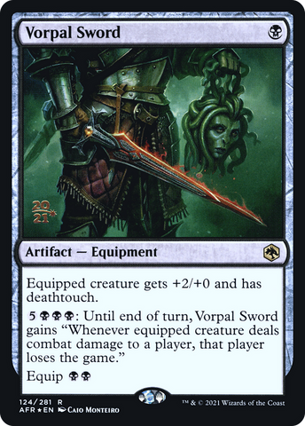 Vorpal Sword [Dungeons & Dragons: Adventures in the Forgotten Realms Prerelease Promos]