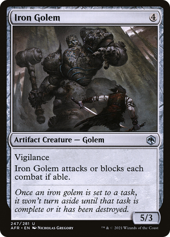 Iron Golem [Dungeons & Dragons: Adventures in the Forgotten Realms]
