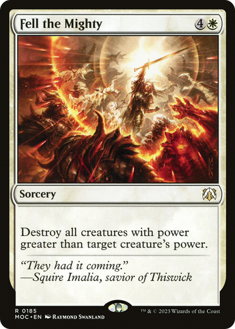 Fell the Mighty [March of the Machine Commander]