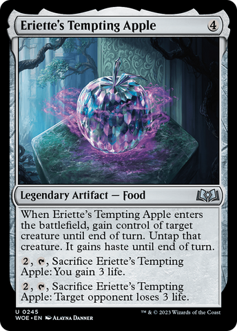 Eriette's Tempting Apple [Wilds of Eldraine]