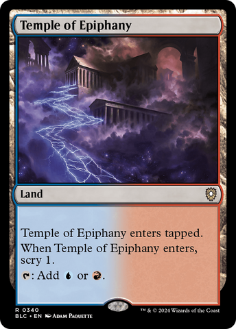 Temple of Epiphany [Bloomburrow Commander]