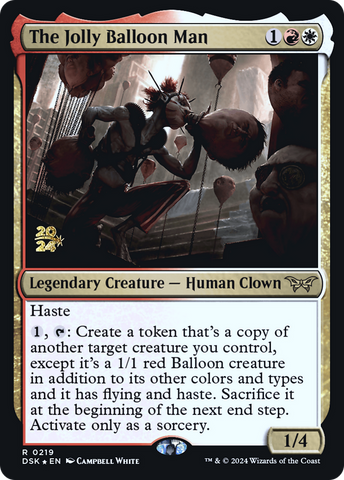 The Jolly Balloon Man [Duskmourn: House of Horror Prerelease Promos]