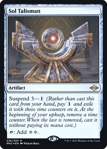 Sol Talisman [Modern Horizons 2 Prerelease Promos]
