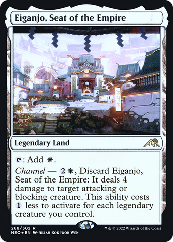 Eiganjo, Seat of the Empire [Kamigawa: Neon Dynasty Prerelease Promos]