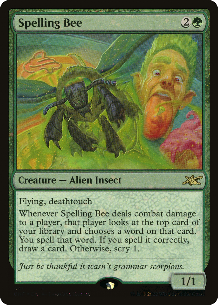 Spelling Bee (Galaxy Foil) [Unfinity]