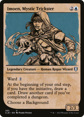 Imoen, Mystic Trickster (Showcase) [Commander Legends: Battle for Baldur's Gate]