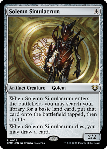Solemn Simulacrum [Commander Masters]