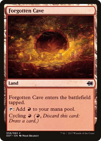 Forgotten Cave [Duel Decks: Merfolk vs. Goblins]