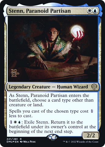 Stenn, Paranoid Partisan [Dominaria United Prerelease Promos]