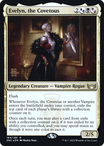 Evelyn, the Covetous [Streets of New Capenna Prerelease Promos]