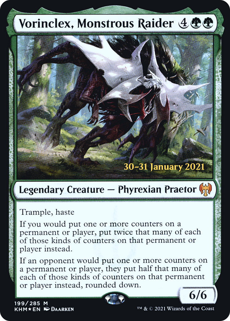 Vorinclex, Monstrous Raider  [Kaldheim Prerelease Promos]