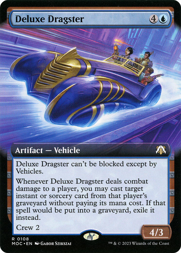 Deluxe Dragster (Extended Art) [March of the Machine Commander]