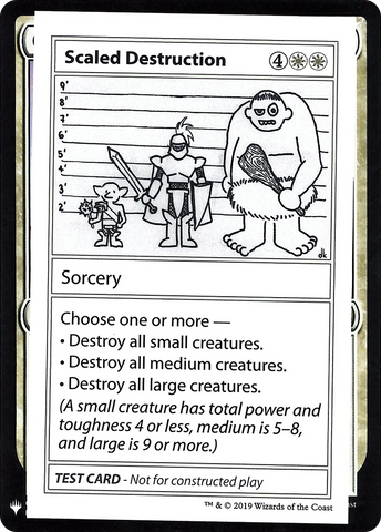 Scaled Destruction [Mystery Booster Playtest Cards]