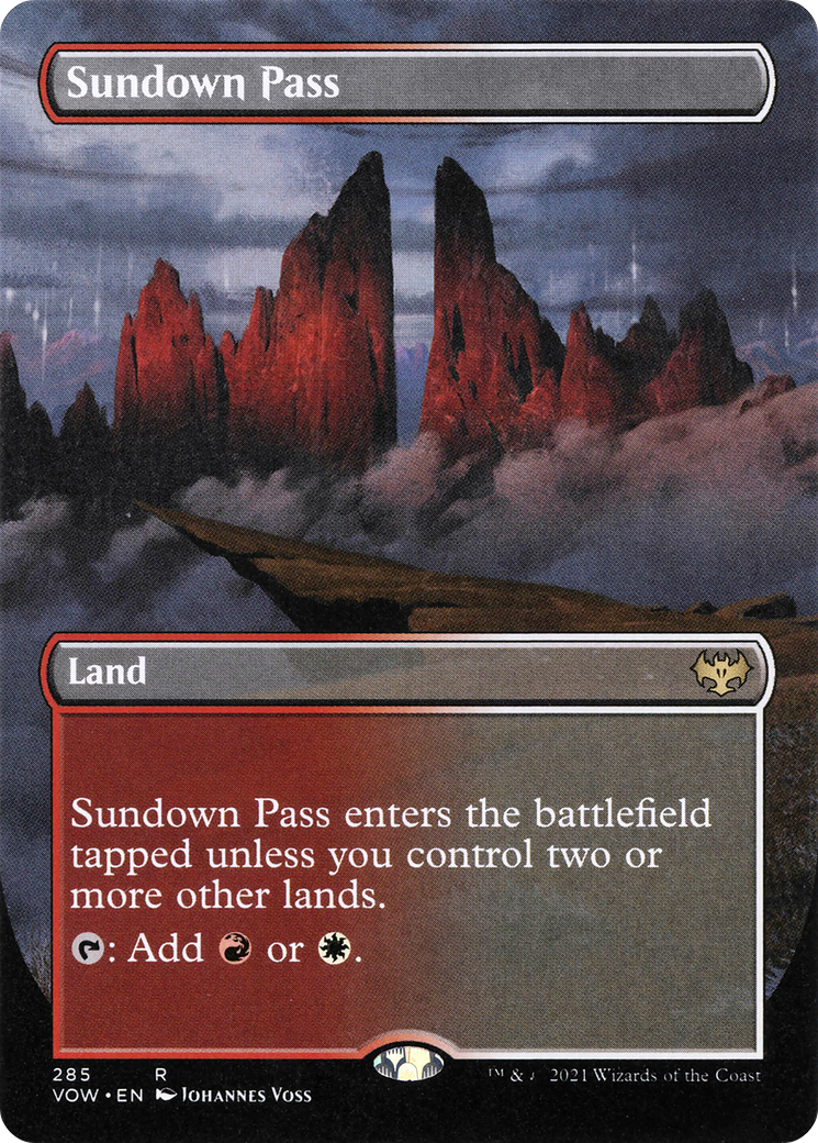 Sundown Pass (Borderless) [Innistrad: Crimson Vow]