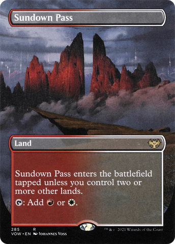 Sundown Pass (Borderless) [Innistrad: Crimson Vow]