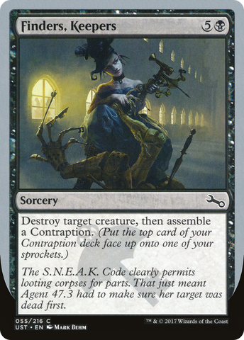 Finders, Keepers [Unstable]