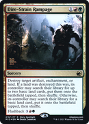 Dire-Strain Rampage [Innistrad: Midnight Hunt Prerelease Promos]