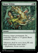 Beast Within [Bloomburrow Commander]