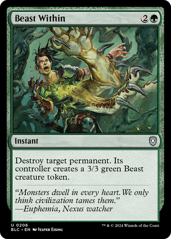 Beast Within [Bloomburrow Commander]