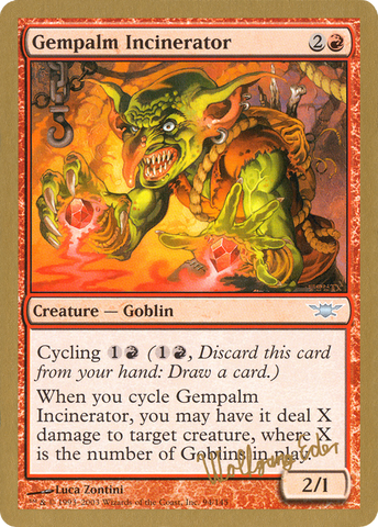 Gempalm Incinerator (Wolfgang Eder) [World Championship Decks 2003]