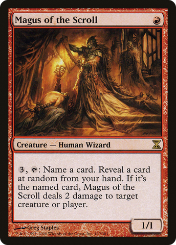 Magus of the Scroll [Time Spiral]