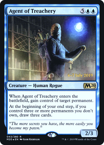 Agent of Treachery  [Core Set 2020 Prerelease Promos]