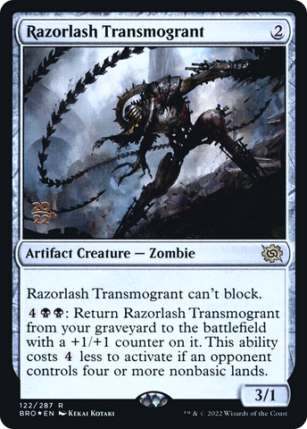 Razorlash Transmogrant [The Brothers' War: Prerelease Promos]