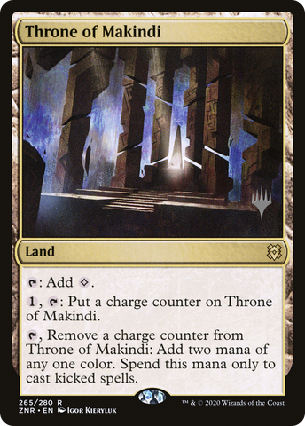 Throne of Makindi (Promo Pack) [Zendikar Rising Promos]