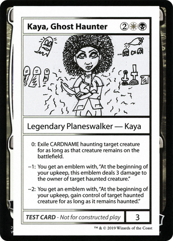 Kaya, Ghost Haunter (2021 Edition) [Mystery Booster Playtest Cards]