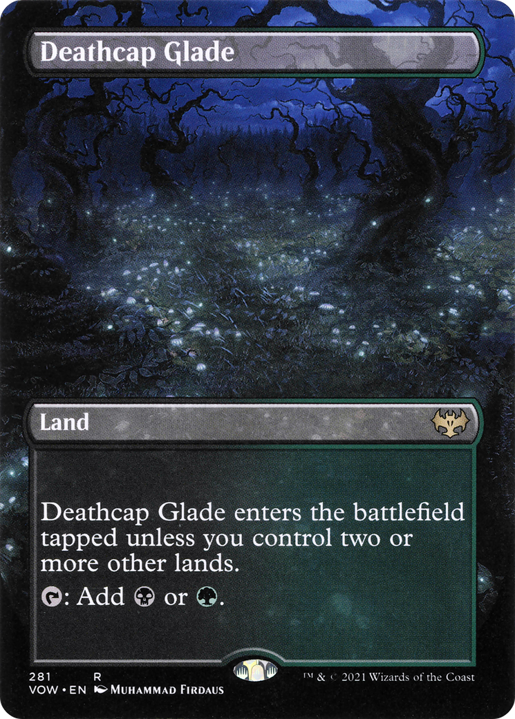 Deathcap Glade (Borderless) [Innistrad: Crimson Vow]