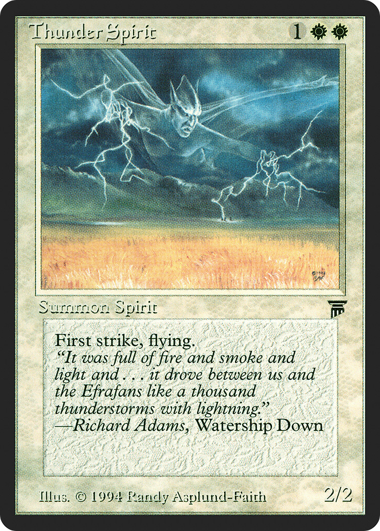 Thunder Spirit - Italian [Legends]