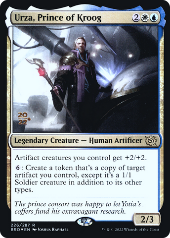 Urza, Prince of Kroog [The Brothers' War: Prerelease Promos]