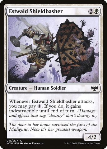 Estwald Shieldbasher [Innistrad: Crimson Vow]