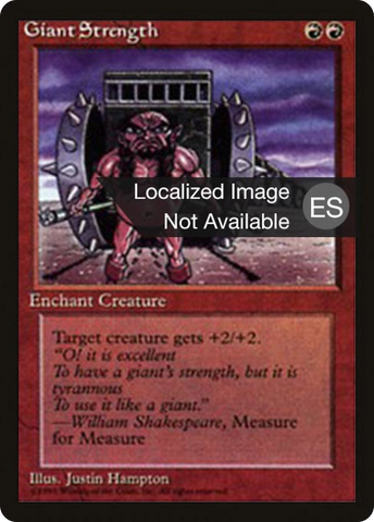 Giant Strength [Fourth Edition Foreign Black Border]