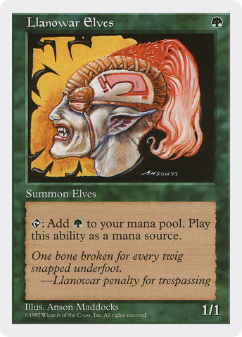 Llanowar Elves [Fifth Edition]