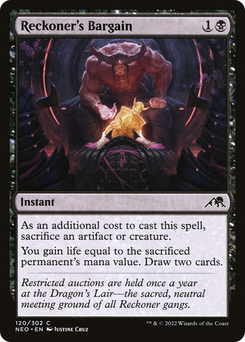 Reckoner's Bargain [Kamigawa: Neon Dynasty]