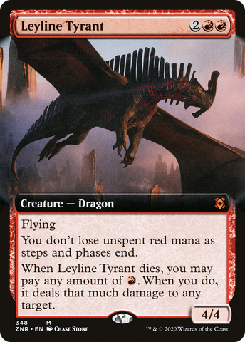 Leyline Tyrant (Extended Art) [Zendikar Rising]