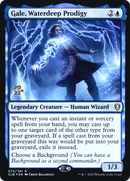 Gale, Waterdeep Prodigy [Commander Legends: Battle for Baldur's Gate Prerelease Promos]