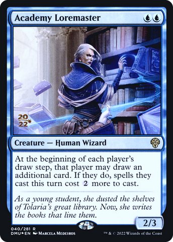 Academy Loremaster [Dominaria United Prerelease Promos]