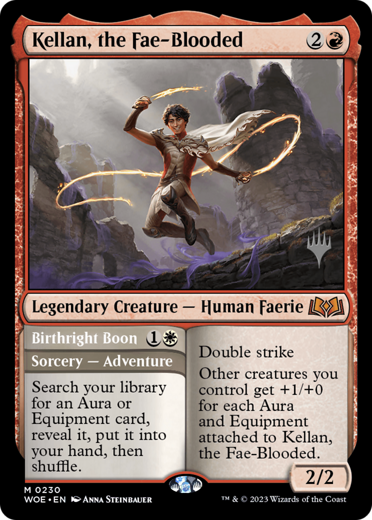 Kellan, the Fae-Blooded (Promo Pack) [Wilds of Eldraine Promos]