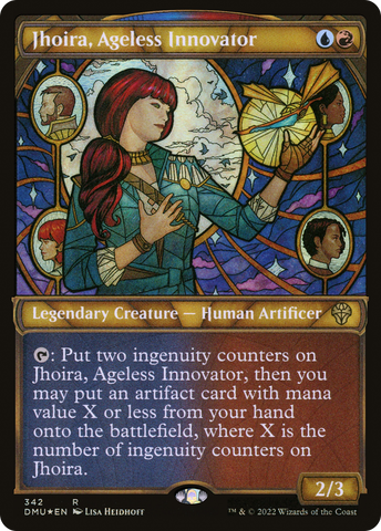 Jhoira, Ageless Innovator (Showcase Textured) [Dominaria United]