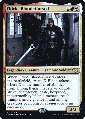 Odric, Blood-Cursed [Innistrad: Crimson Vow Prerelease Promos]