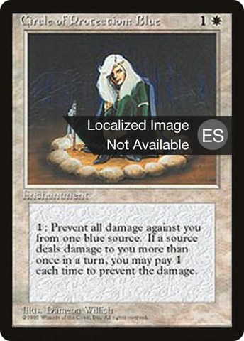 Circle of Protection: Blue [Fourth Edition Foreign Black Border]