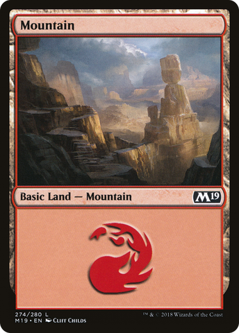 Mountain (274) [Core Set 2019]