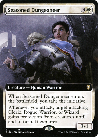 Seasoned Dungeoneer (Extended Art) [Commander Legends: Battle for Baldur's Gate]