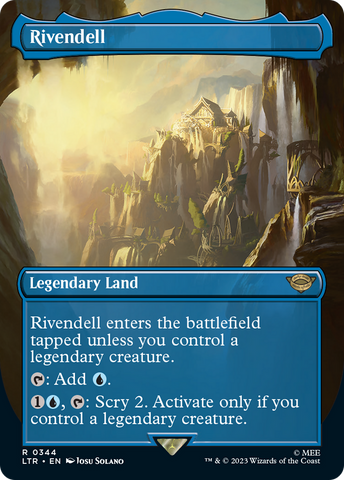 Rivendell (Borderless Alternate Art) [The Lord of the Rings: Tales of Middle-Earth]