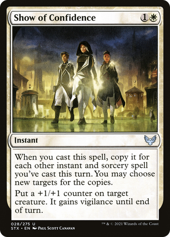 Show of Confidence [Strixhaven: School of Mages]