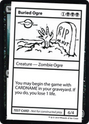 Buried Ogre (2021 Edition) [Mystery Booster Playtest Cards]