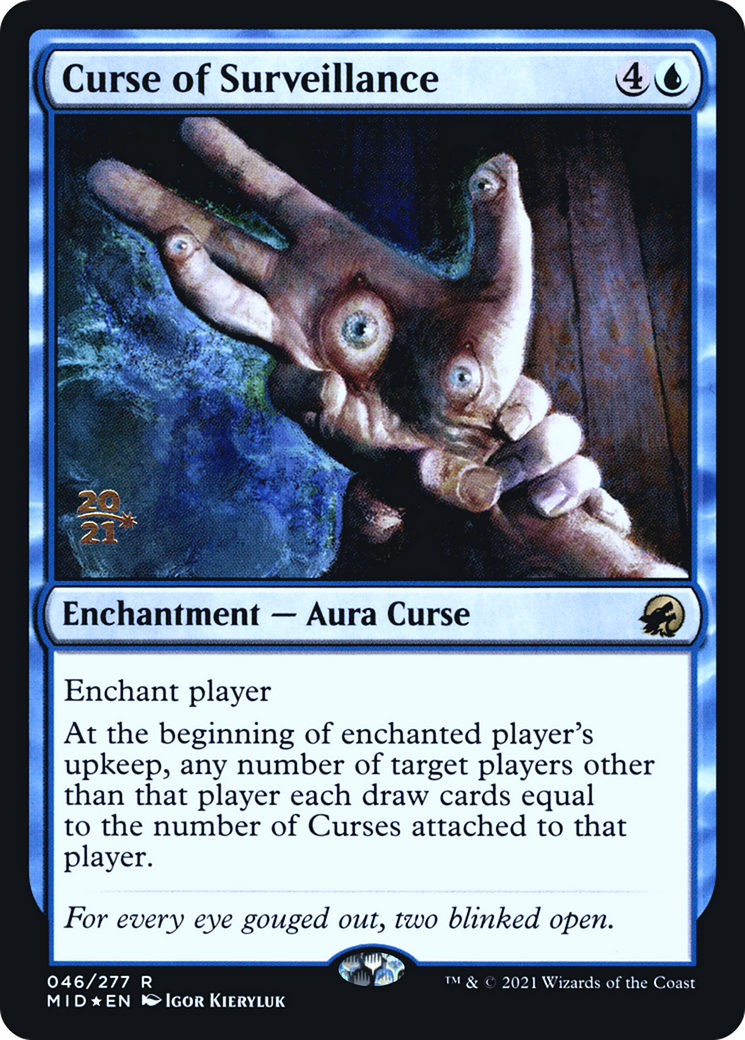 Curse of Surveillance [Innistrad: Midnight Hunt Prerelease Promos]